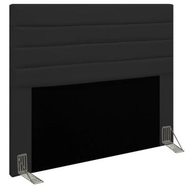 Imagem de Cabeceira Rubi Cama Box King 195cmino Preto