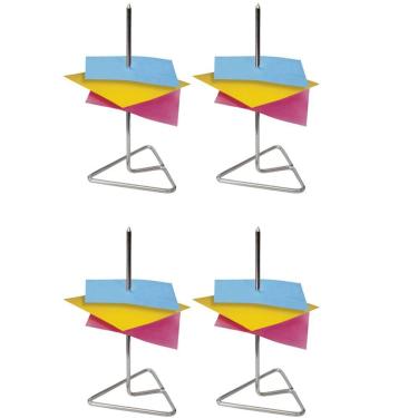 Imagem de Conjunto 4 Espetos para Fixar Papéis Organizadores de Bancada Restaurante