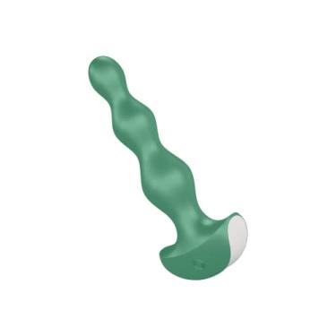 Imagem de Satisfyer Lolli-Plug 2 Vibrador Anal - Plug Anal Vibratório, Contas Redondas com Diâmetro Crescente e Base Larga - Adequado para Iniciantes, Impermeável, Recarregável (Verde)