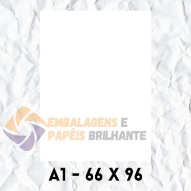 Imagem de Cartaz Duplex Branco 66 X 96 (A1) - 50 Unidades - Embalagens E Papéis