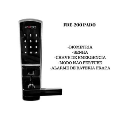 Imagem de Fechadura Pado Interna Embutir Fde200 Ep Indicada Para Portas Internas