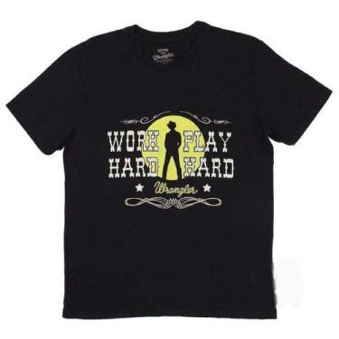 Imagem de Camiseta Wrangler Work Hard Play Hard - M