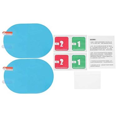 Imagem de Película de chuva para espelho retrovisor 100 x 145 mm, película para espelho lateral, protetor de chuva para caminhões e carros