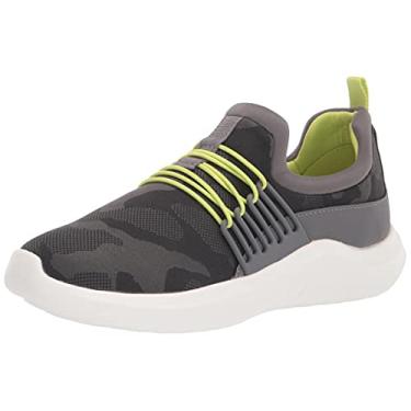 Imagem de Clarks Tênis feminino Nova Ave, Tecido cinza combinado, 36