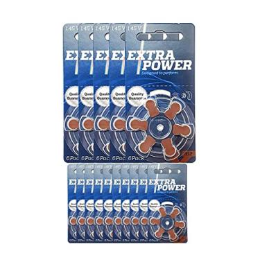 Imagem de Pilha Auditiva 312 Extra Power Bateria Pr41 kit 90 unidades
