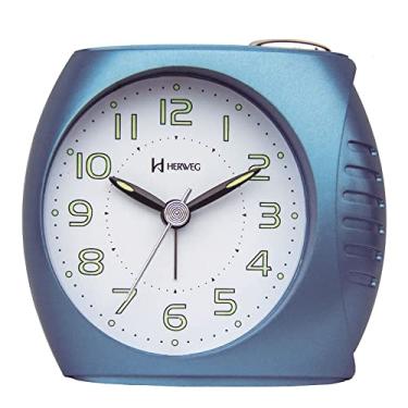 Imagem de Relógio despertador HERWEG 2586-069 azul metálico