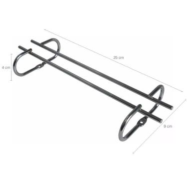 Imagem de 12 Suporte Para Taças Cromado Aramado Adega Bar Vinho 25cm
