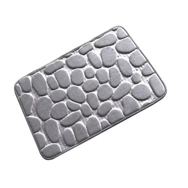 Imagem de SHENGANG Tapete Banheiro Casa Chuveiro Algodão Tapete de Banho Corredor Coral Fleece Absorção de Água Tapete Cozinha Piso, 2,40x60cm