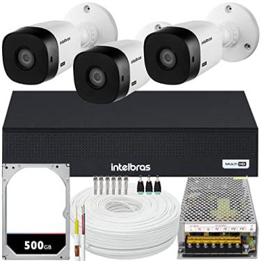 Imagem de Kit 3 cameras seguranca Intelbras VHL 1220 Full HD 1080p 10A