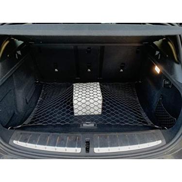 Imagem de Rede de carga elástica estilo piso para porta-malas automotivo Buick Encore GX 2020-2022 - Organizador e armazenamento premium de porta-malas - Rede de bagagem para crossover - Melhor organizador de carro para Buick Encore GX