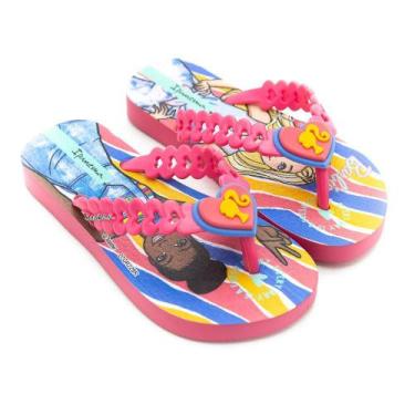 Imagem de Chinelo Infantil Menina Ipanema Barbie Style - Rosa E Azul