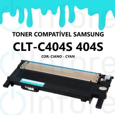 Imagem de Compatível: Toner CLT-C404S 404S CLT404S Ciano para Impressora SL-C430 SL-C480 SL-C430W SL-C480W SL-C480FW