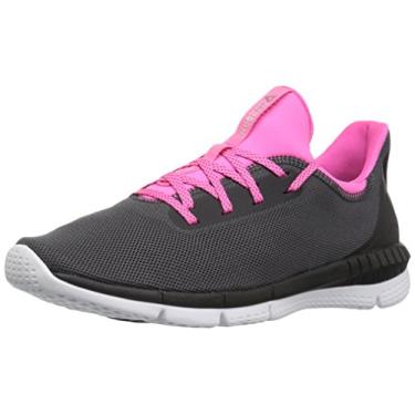 Imagem de Reebok Tênis feminino Print HER 2.0 CAMO, Cinza/preto/branco/rosa solar, 5