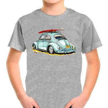 Imagem de Camiseta Fusca Fusquinha Carro Antigo Infantil02 - Design Camisetas