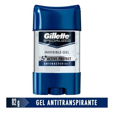 Imagem de Desodorante Antitranspirante Clear Gel Gillette Antibacteriano Masculino com 82g 82g