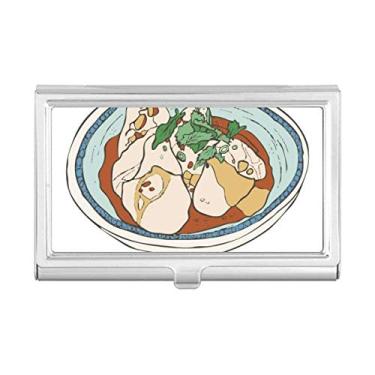 Imagem de Food Beef Noodles Taiwan porta-cartões de visita carteira de bolso