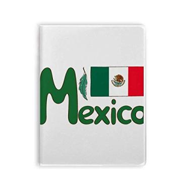 Imagem de Diário de capa macia com estampa verde da bandeira nacional do México