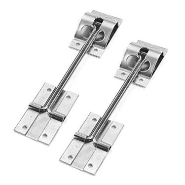 Imagem de Red Hound Auto 2 suportes de porta de entrada estilo T 15,2 cm de comprimento compatível com RV Trailer Camper Exterior Porta Gancho & Manuseio Hardware Aço Zinco