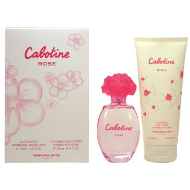 Imagem de Cabotine Rose por Parfums Gres Gift Set - 3,4 oz Eau De Parfum Spray + 6,7 oz Body Lotion por Mulheres