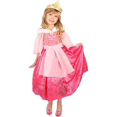 Imagem de Fantasia Bela Adormecida Princesa Aurora Infantil Luxo Rubies G 9-12