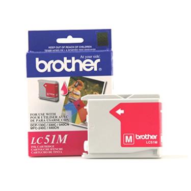 Imagem de Brother Innobella LC51M – Cartucho de tinta, rendimento de 400 páginas, magenta