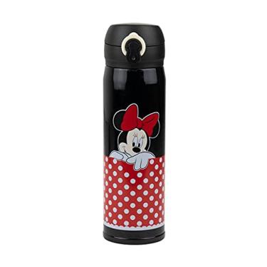 Imagem de Garrafa Térmica Inox Minnie Mouse Poá 400ml