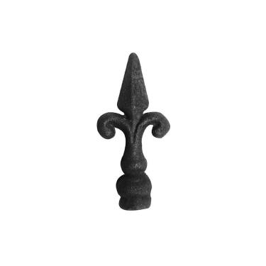 Imagem de Ponteira Ponta de Lança Ferro N05 Grade Portão Muro 17x6cm