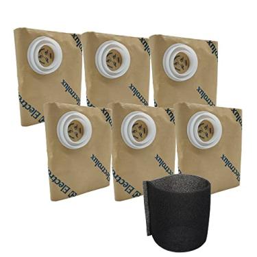 Imagem de Kit 6un Saco Coletor com Filtro para Aspirador Electrolux AQP10