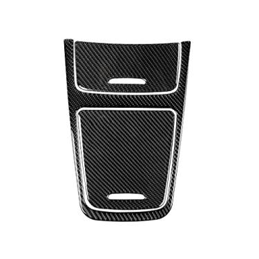 Imagem de UTOYA 1 Pcs Car Fibra de Carbono Interior Navegação adesivo do painel de controle Moldura decorativa, adequado para Ford Mustang 2009-2013 Estilo do carro
