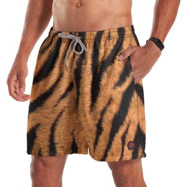 Imagem de Short Bermuda Animal Print Tigre-Masculino