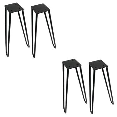 Imagem de DOITOOL 4 Pçs Pequenas Mesas Protetoras De Metal Para Casa DIY Pernas Chão Para Suportes De Café Modernos Mesas De Substituição Pinos Mesas Móveis Projetos Mesa De Cabeceira Ferragem