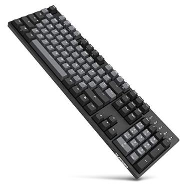 Imagem de DURGOD Teclado mecânico grande para jogos Taurus K310, teclado USB-C com fio para escritório/jogos - Cherry MX Brown | 104 teclas ANSI US American Layout - Cinza espacial