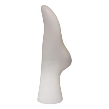 Imagem de Kokiya Exibição de meias femininas para pés, manequim feminino para modelagem de pés, acessórios para fotografia, meia média para loja, varejo e casa, BRANCO