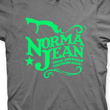 Imagem de Camiseta Norma Jean Chumbo e Verde em Silk 100% Algodão