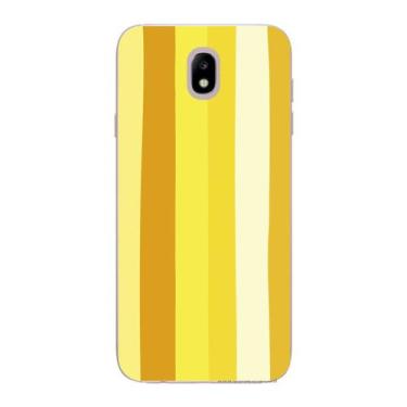 Imagem de Capa Case Capinha Samsung Galaxy  J7 Pro Arco Iris Amarelo - Showcase