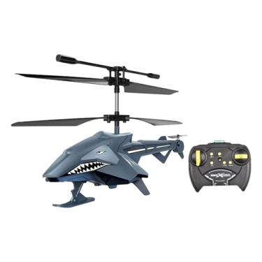 Imagem de kowaku Helicóptero de controle, helicóptero de controle remoto, lutador, luzes noturnas led, brinquedo ao ar livre, helicóptero rc para adultos, azul