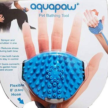 Imagem de Chuveiro Spray P/Banho Pet Animais Luva Mangueira Cães Gato