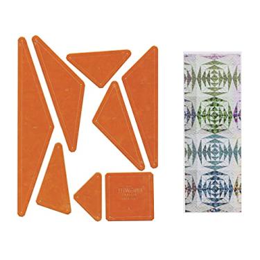 Imagem de Jen Kingwell Conjunto de modelo de acrílico - Point Addis (para uso com um padrão encontrado no livro de receitas de colcha de Jen Kingwell)