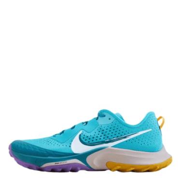Imagem de Nike Men's Air Zoom Terra Kiger 7 Athletic Training Running Shoes (11, Turquoise Blue/White, Numeric_11)