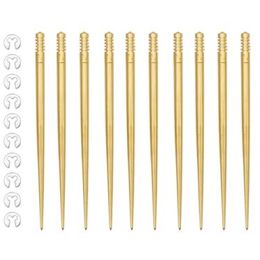 Imagem de ZSDTRP Jato de agulha de carburador de carburador 10 unidades/pacote para PW-K21-34, PE24-30, bom para aceleração suave e melhor manuseio e motor de desempenho do motor de durabilidade (N427-46)