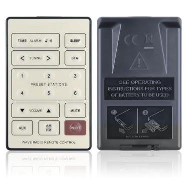 Imagem de Controle remoto de substituição para barra de som Bose Wave Radio CD, compatível com AWR1-1W AWR1-2W AWR1-1G AWR113 AWR131 AWR1W1 AWR1G1