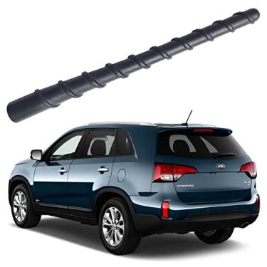 Imagem de Antena de borracha espiral flexível de 17 cm para Kia Sorento (2009-2020), antena Kia Sorento, à prova de lavagem de carro - Substituição interna de mastro de antena de bobina de cobre