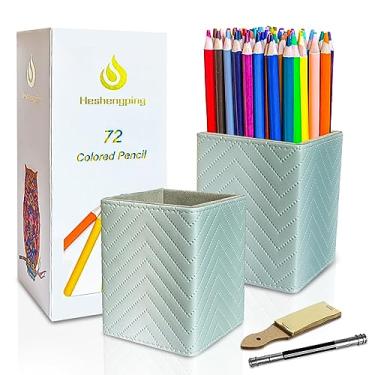 Imagem de GOCOLORING Lápis de cor para adultos – Conjunto de 72 lápis de colorir de núcleo macio, lápis de cor para adultos, iniciantes, crianças, adolescentes, artistas, colorir
