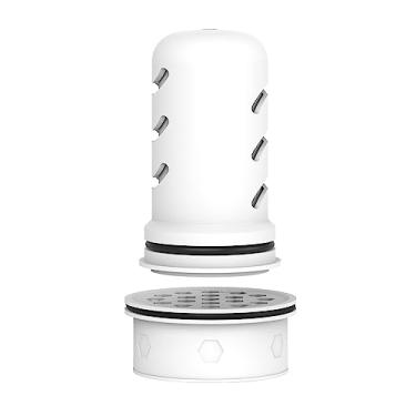 Imagem de MARRIOTTO Filtro de água de substituição para dispensador LS Home - 18 xícaras/jarra de vidro, 7 e 10 xícaras/jarras de plástico - 1 microfiltro de membrana e 1 filtro de troca iônica de carbono