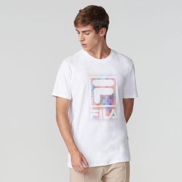 Imagem de Camiseta Masc Fila Colors Branca-Masculino