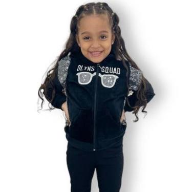 Imagem de Blusa Moletom Plush Menina Aveludada Quentinha Frio inverno-Feminino