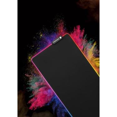 Imagem de OCTOO, GamePod Base - Mousepad gamer tamanho extra grande 90 x 40 cm com iluminação R...