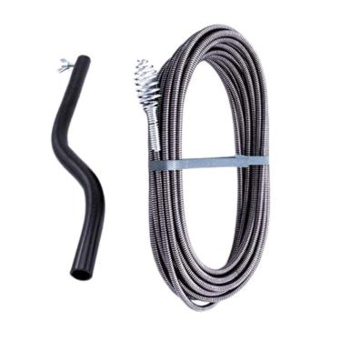 Imagem de Desentupidor Manual 5M Mola Aço 5 Metros Ralo Pia Cano Calha