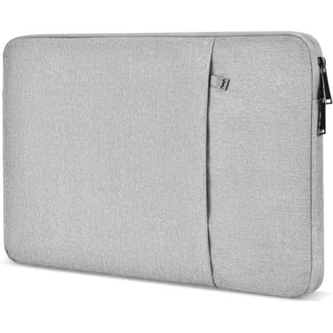 Imagem de Capa para laptop de 15,6 e 16 polegadas, capa protetora à prova de choque para transporte de computador com bolso para acessórios, bolsa de viagem para laptop resistente à água para HP, Dell, Lenovo,