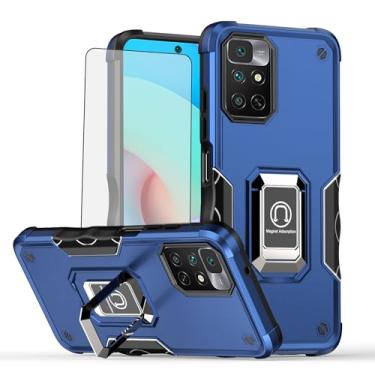Imagem de Asuwish Capa de celular para Xiaomi Redmi Note 12 Pro 4G/Redmi Note 11 Pro 5G com protetor de tela e suporte de anel fino com suporte rígido híbrido robusto Redme Note11 11E 11Pro 12Pro feminino
